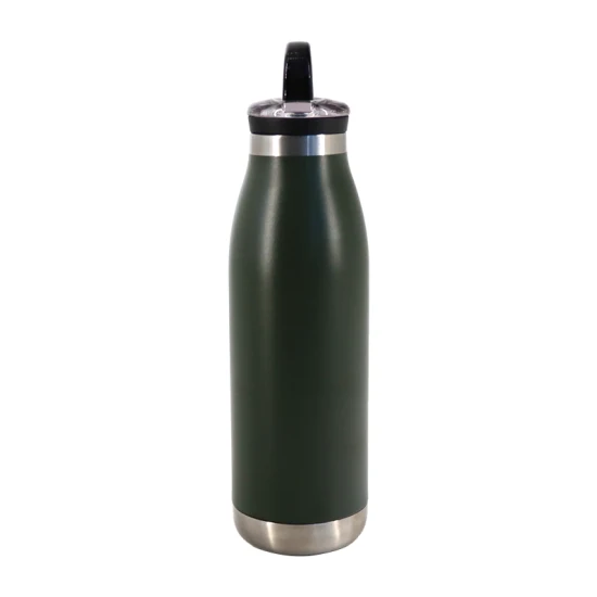 Copo de vácuo isolado para viagem de acampamento, camada dupla de aço inoxidável, garrafa vazia, caneca de café para carro, atacado